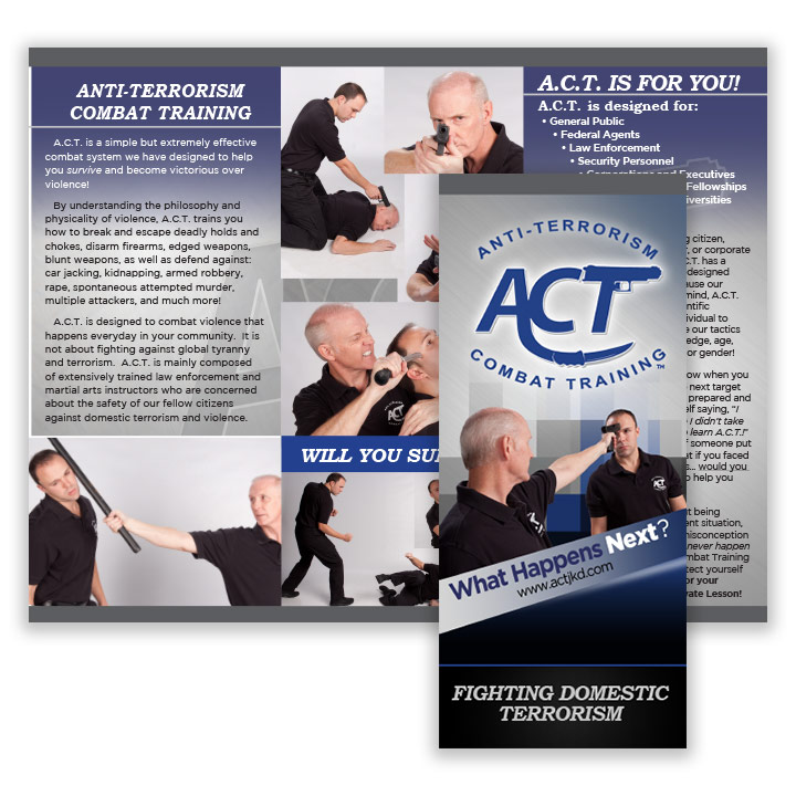 Terrorism Prevention Brochure - Desktop Dark Illustrations for Desktop