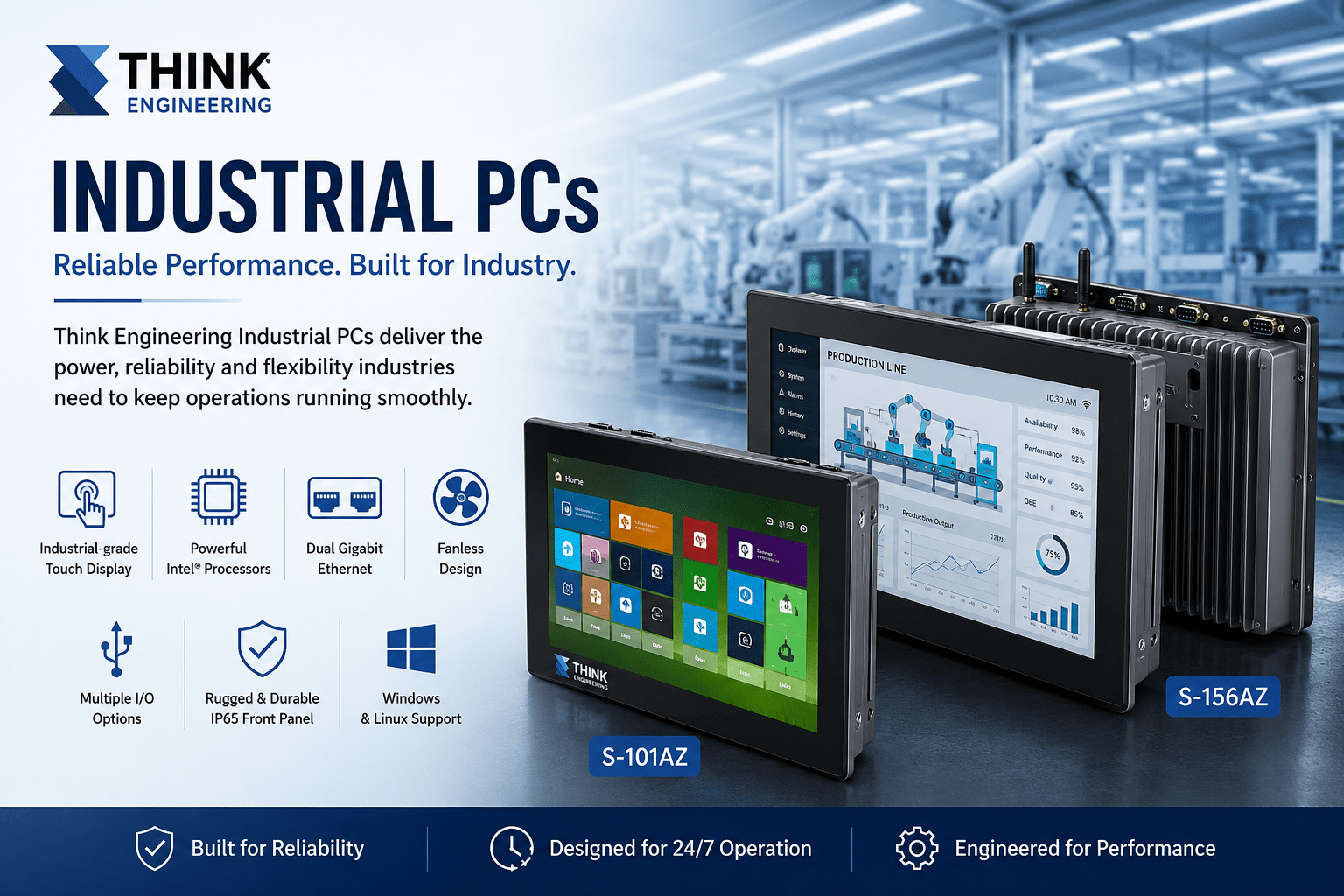 Industrial PCs by Think Engineering: Reliable Computing for Modern Industries