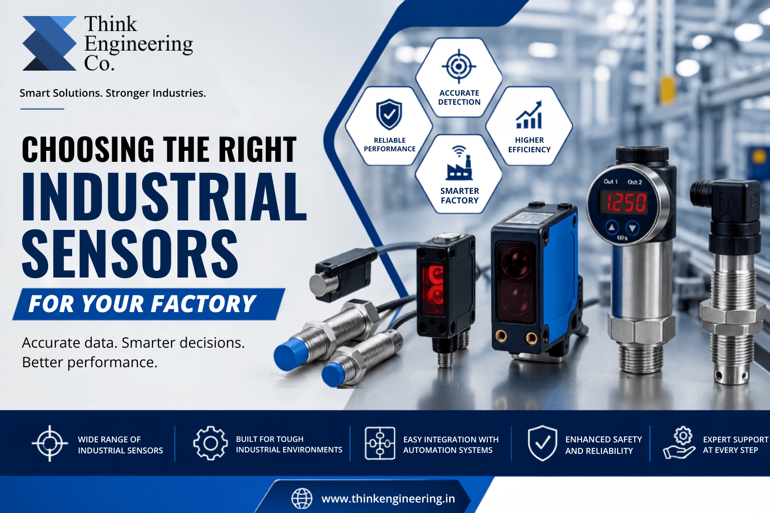 Choosing the Right Industrial Sensors for Your Factory