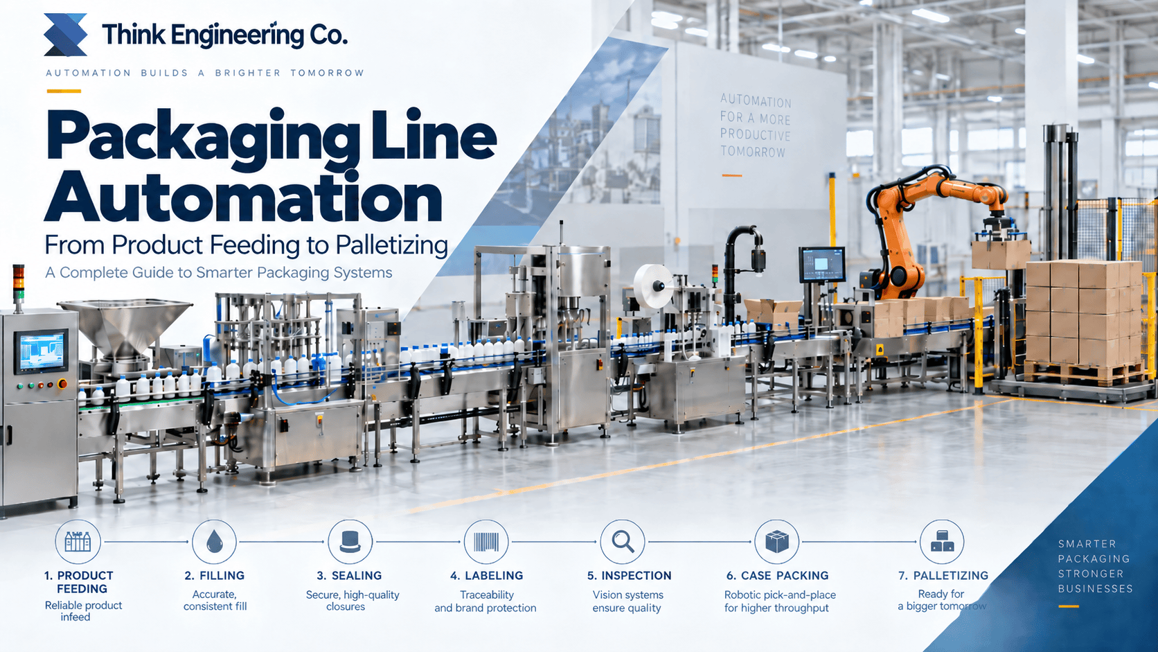 Packaging Line Automation: Complete Guide from Product Feeding to Palletizing
