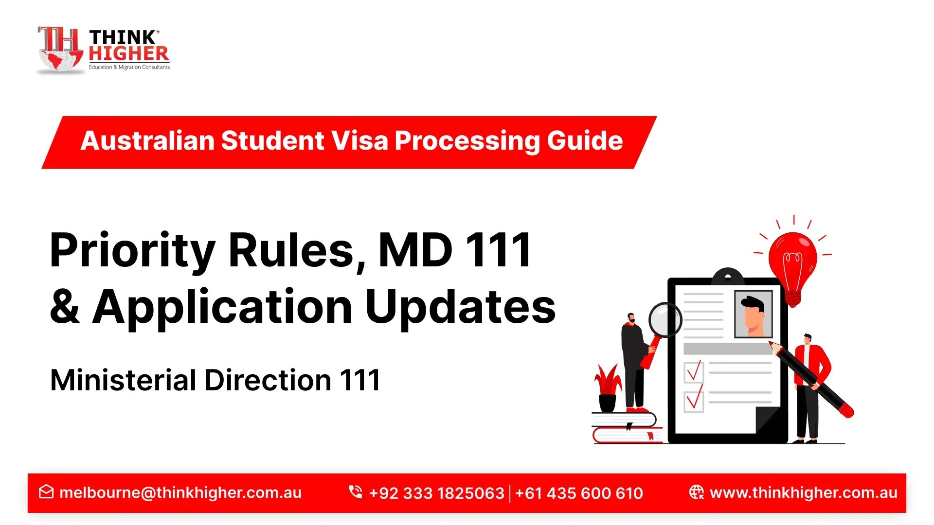 Australian Student Visa Processing Guide 2026: Priority Rules, MD 111 & Application Updates