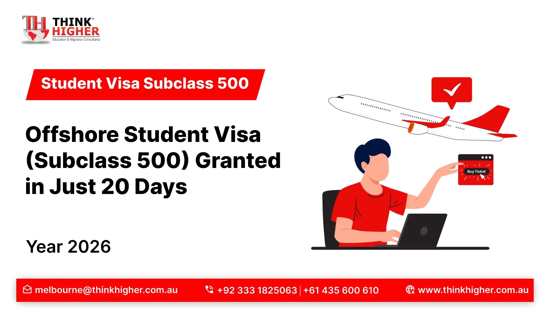 Offshore Student Visa (Subclass 500) Granted in Just 20 Days
