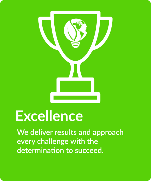 We deliver results and approach every challenge with the determination to succeed.