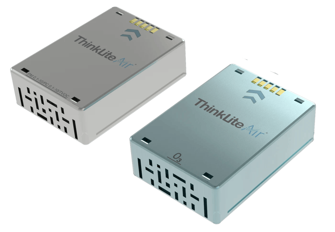 Two replaceable ThinkLite Flair sensor capsules, including particle and ozone configurations