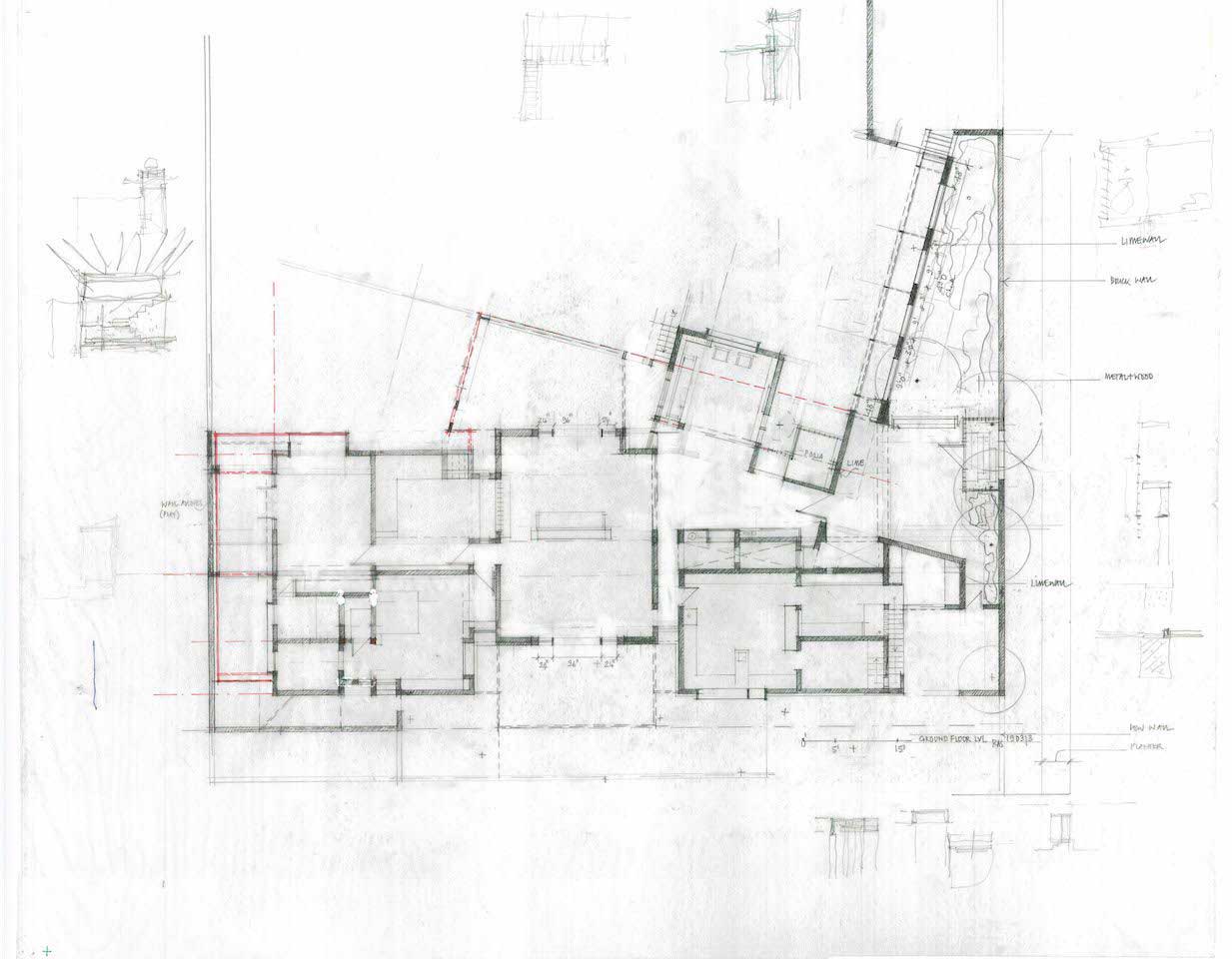RAS House, Ahmedabad [2015], drawn by Uday Andhare