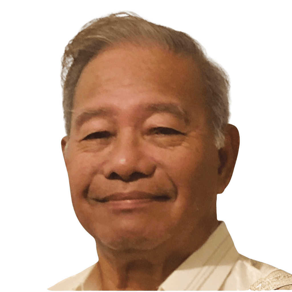 Lino Caringal on White Background