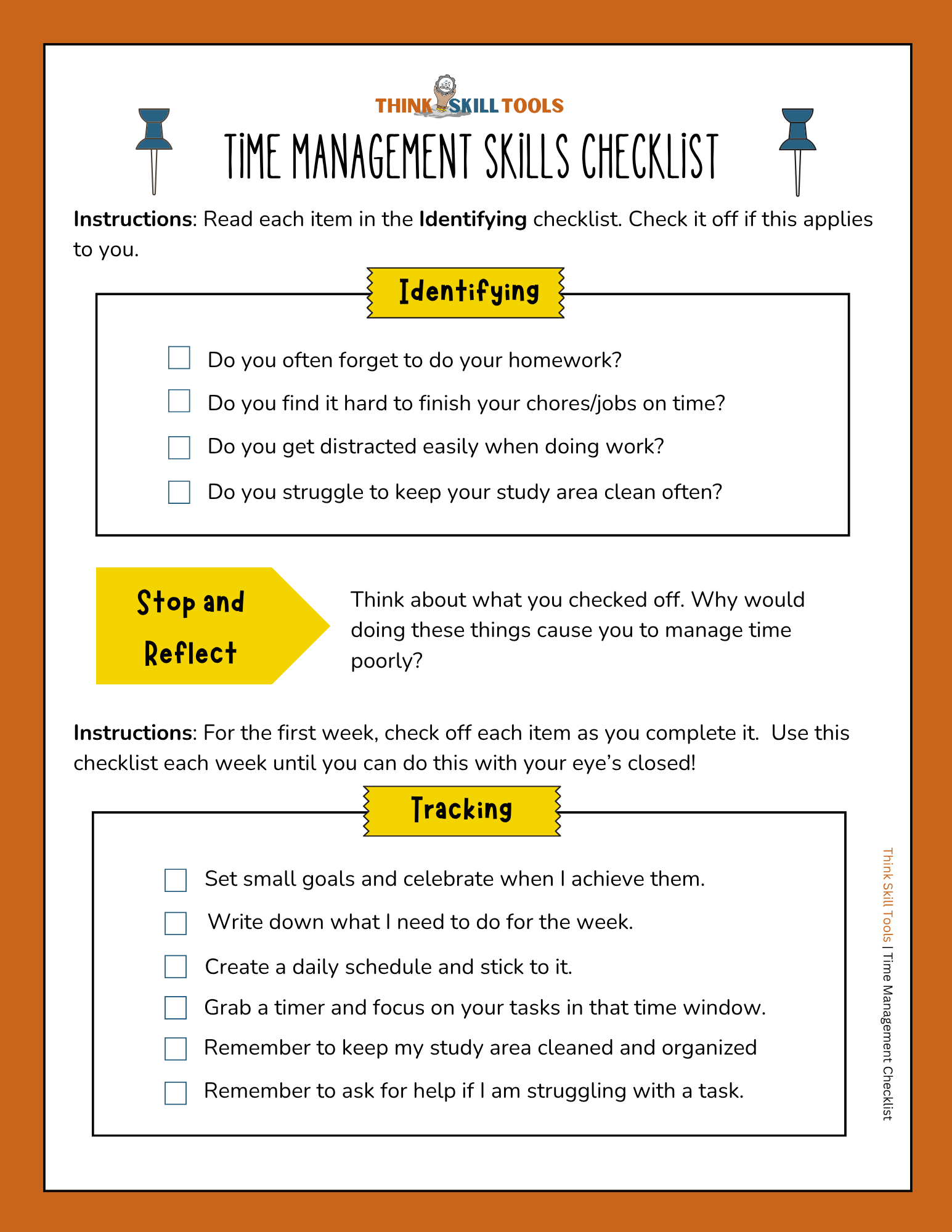 Time Management Checklist 2