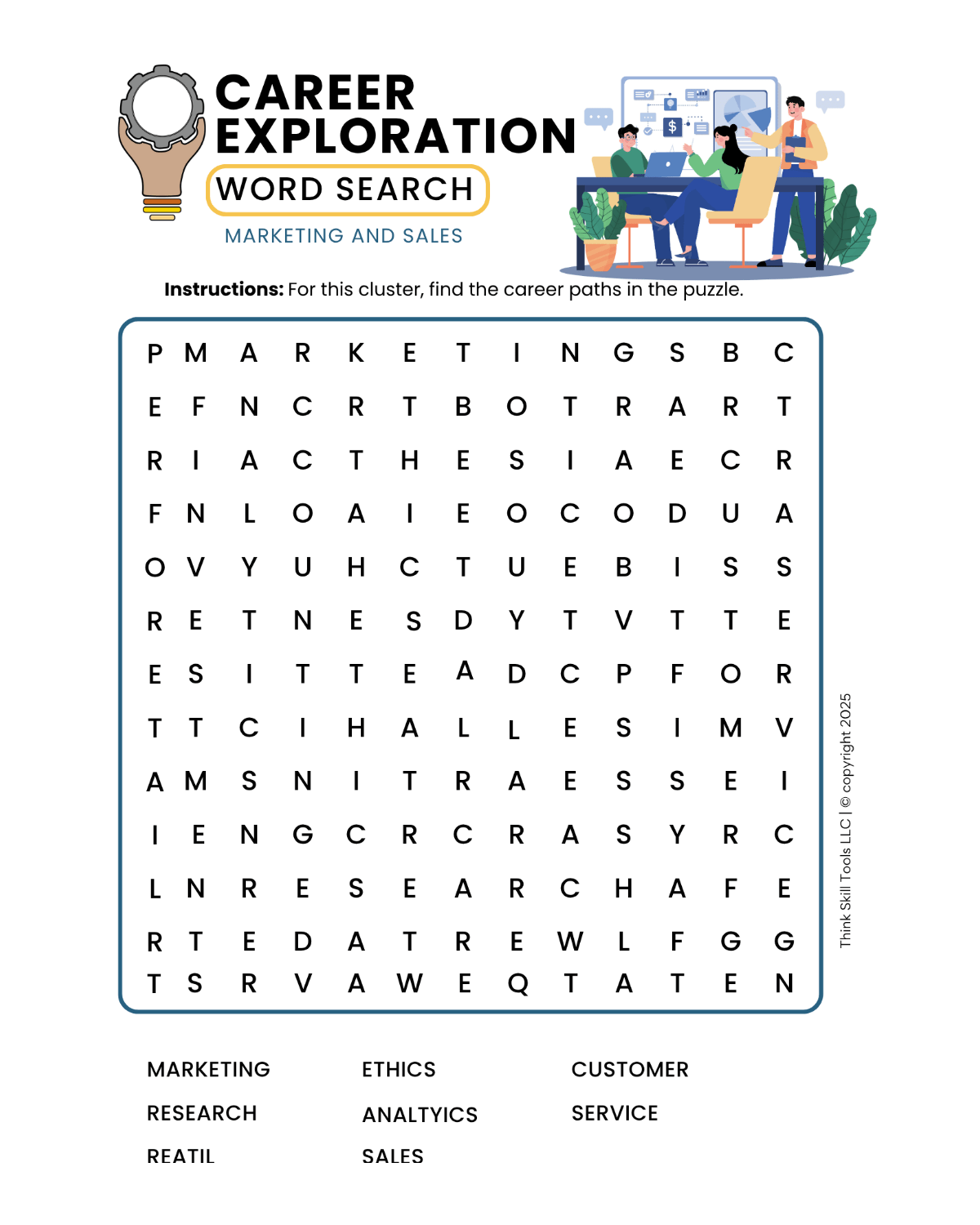 Marketing and Sales Crossword Puzzle