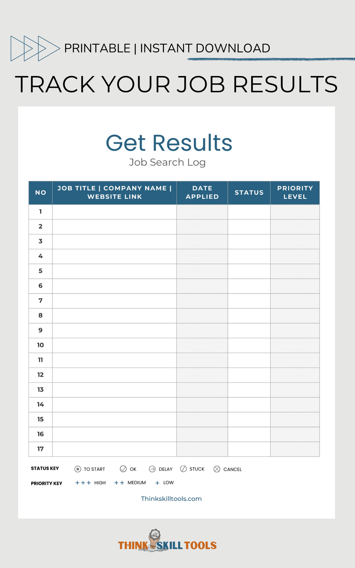 Job Search Log