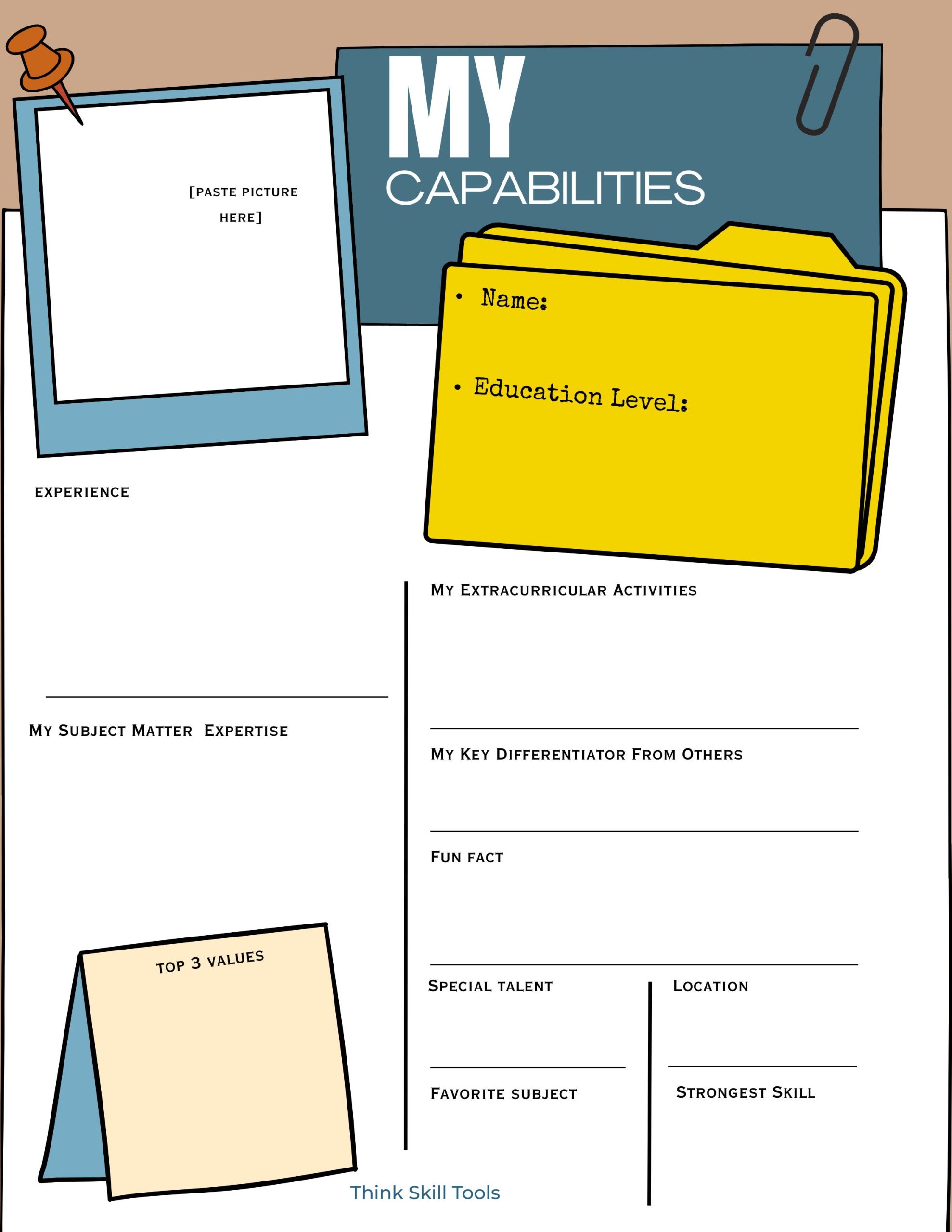my-career-capabilities-statement-template
