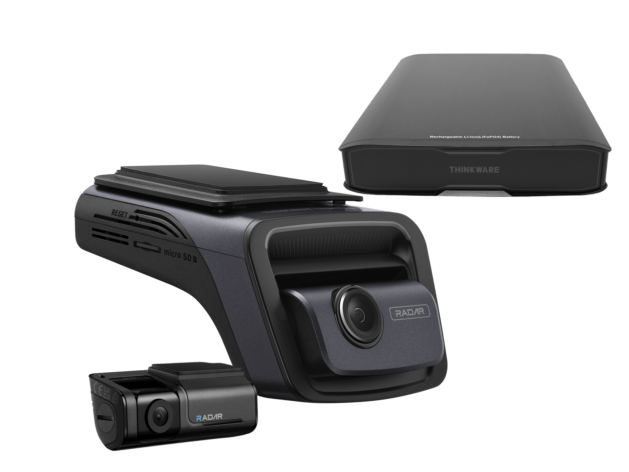 U3000 Front & Rear + iVolt Xtra Battery