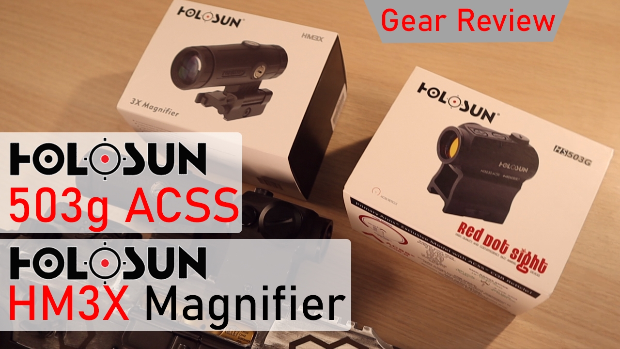 Holosun 503g ACSS and HM3X magnifier Review - Thin Line Defense CO