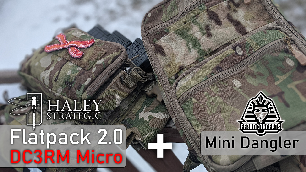 Haley Strategic Flatpack 2 DC3RM Micro + Ferro Mini Dangler - just
