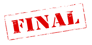 Finally, the definition of final