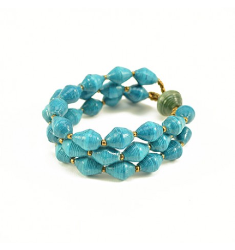 To the Market: Blue Bracelet