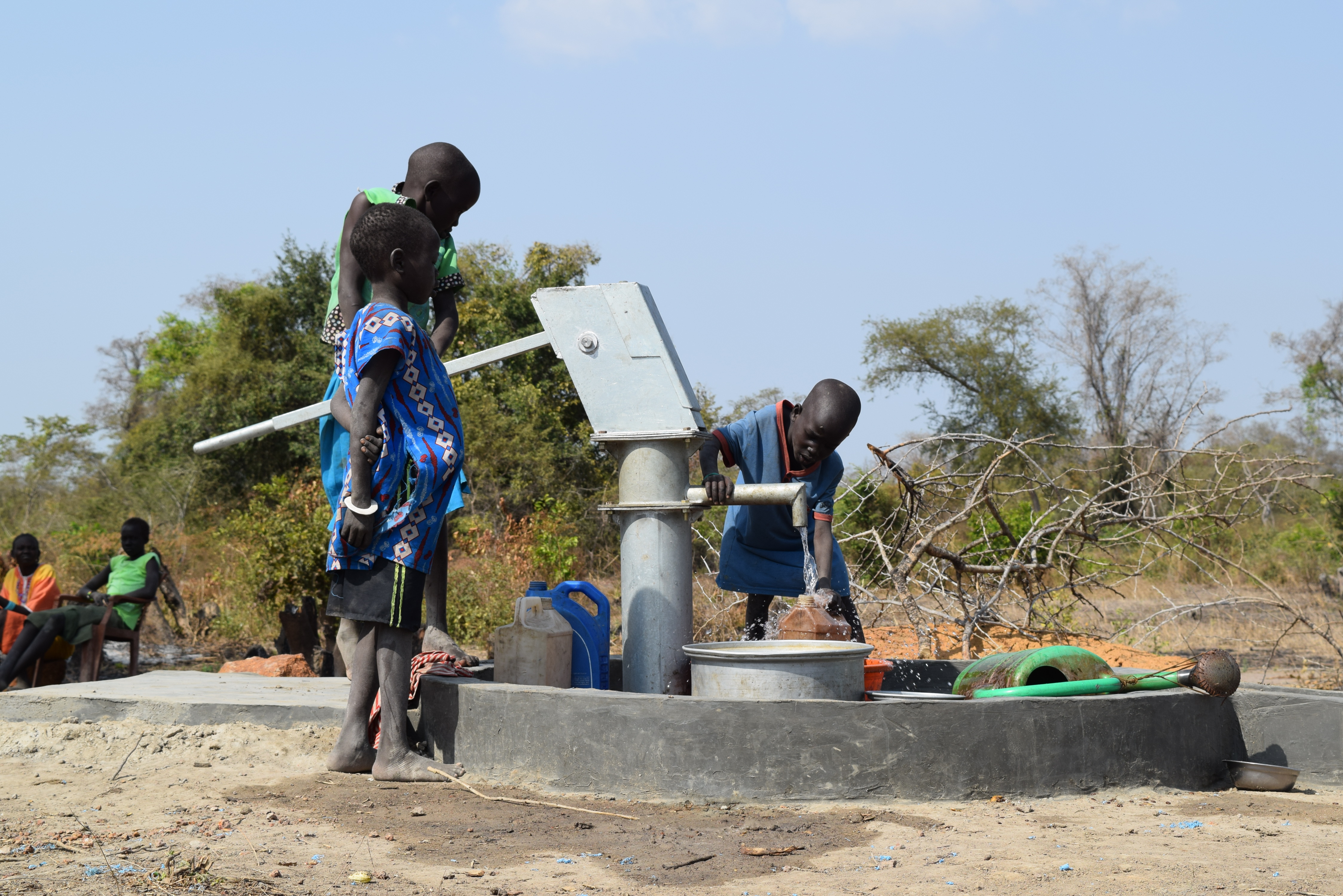 Drilling a well for The Obakki Foundation