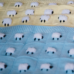 Sheep Not Goats Baby Blankets