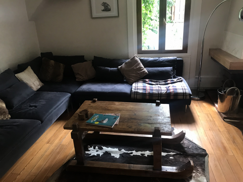 Inside the Mont Blanc Lodge