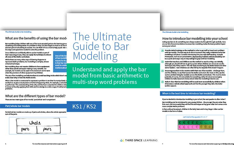 Ks2 Practice Bar Modelling With Bar Models Pdf - High Quality Space Image - Retina