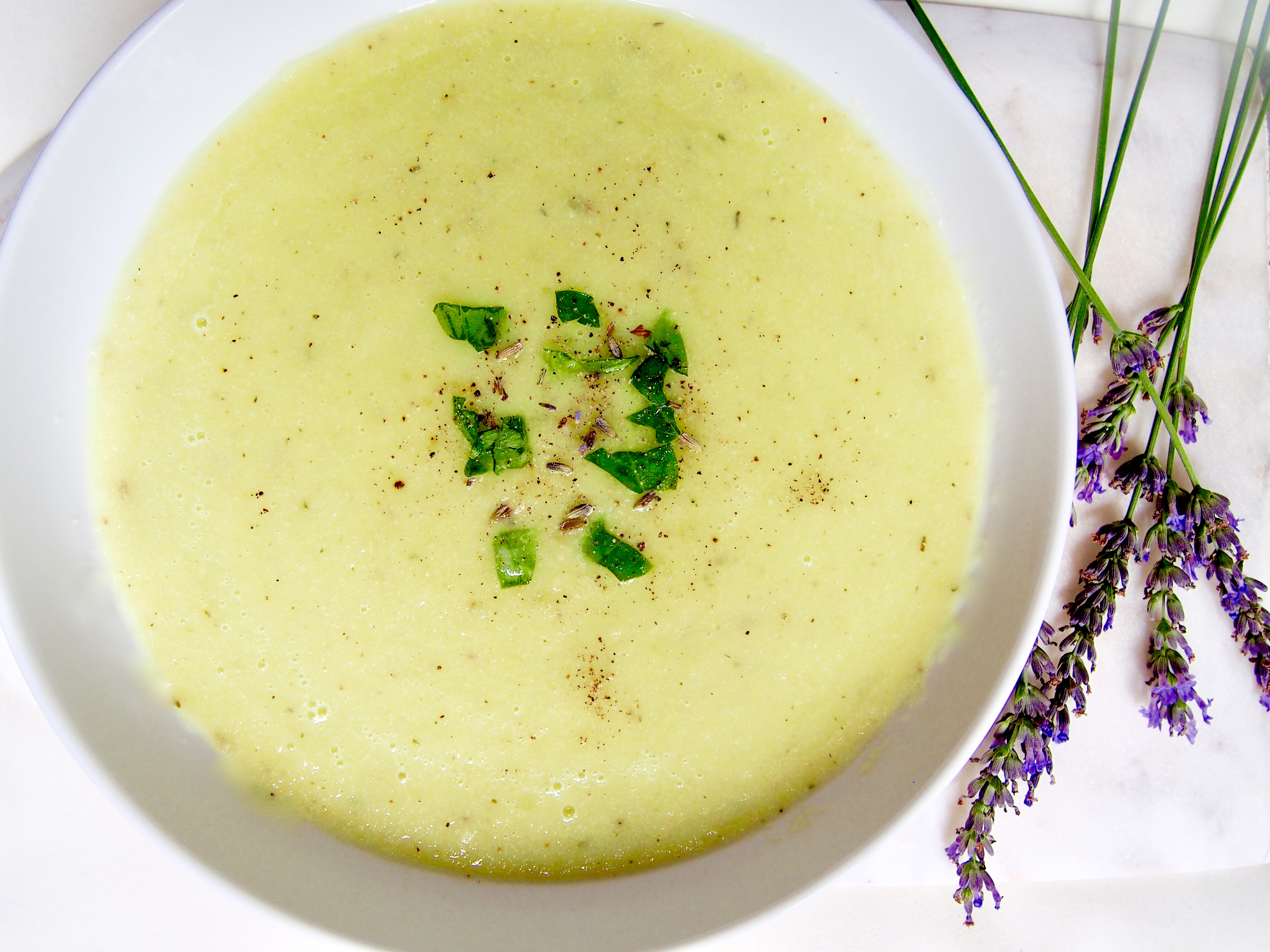 Raw Vegan Creamy Celery Herb Soup Recipe this art called life
