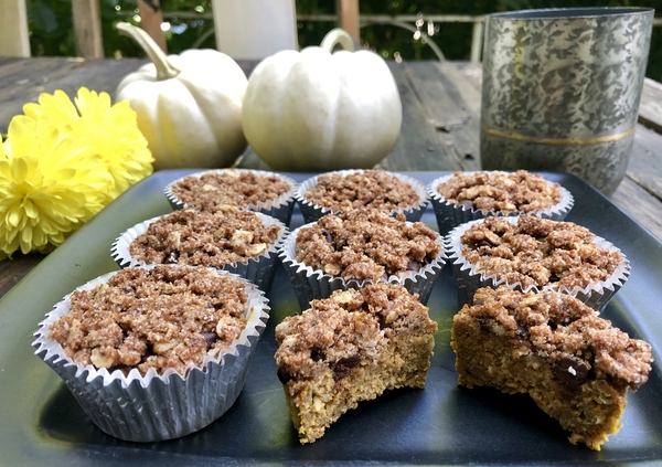 pumpkin oat muffins