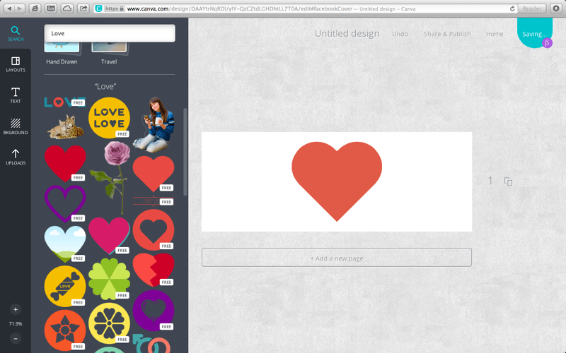 Canva Search -- Search for paid and free picture