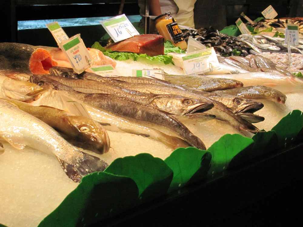 Fish at La Bouqueria Market