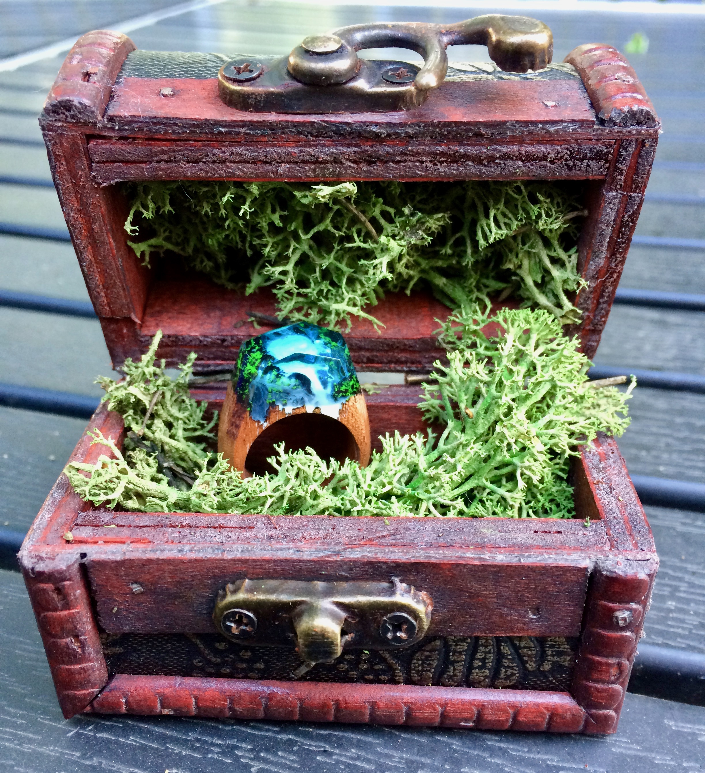 Secret Wood Azure Falls ring