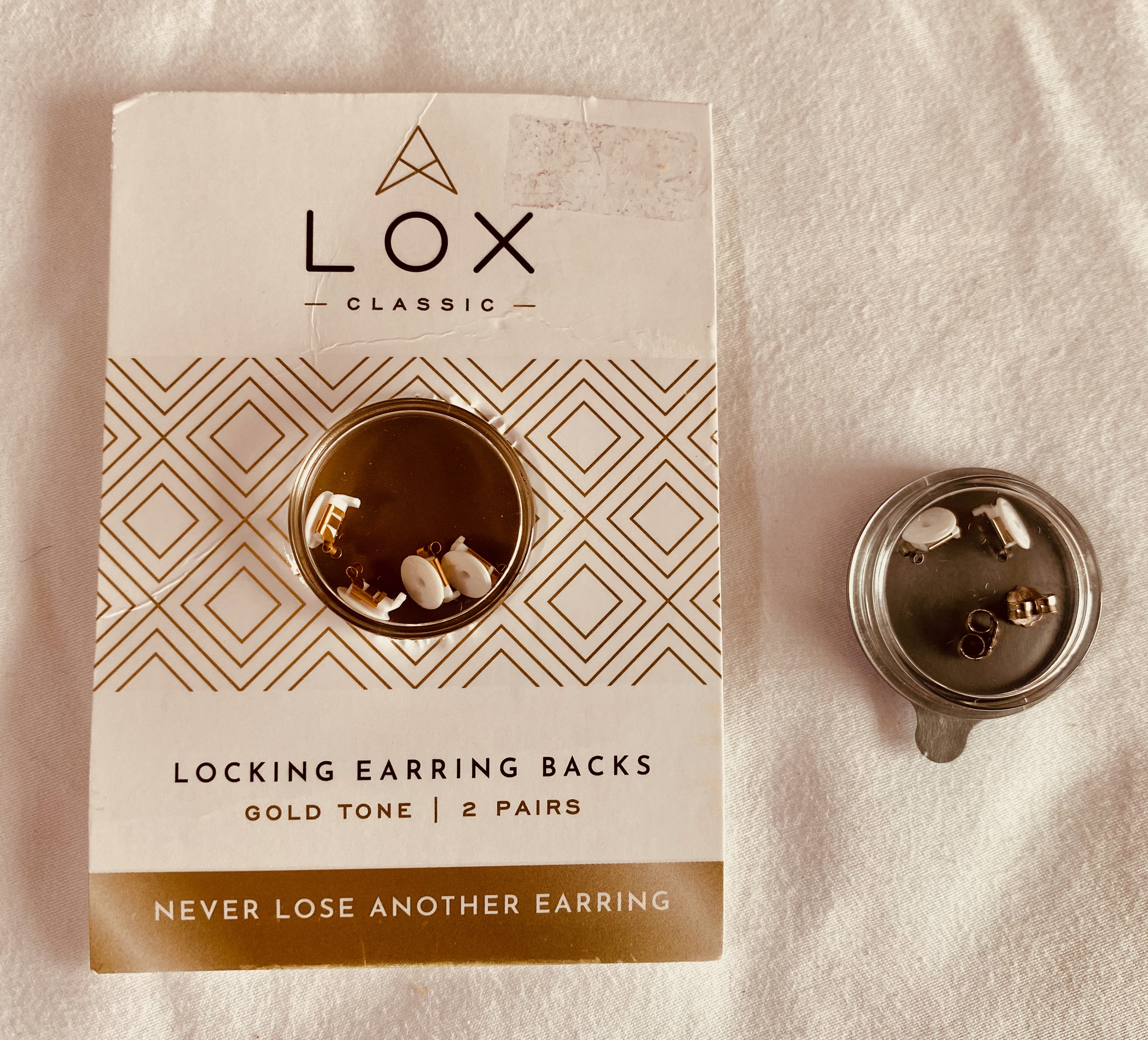 Lox locking earring backs