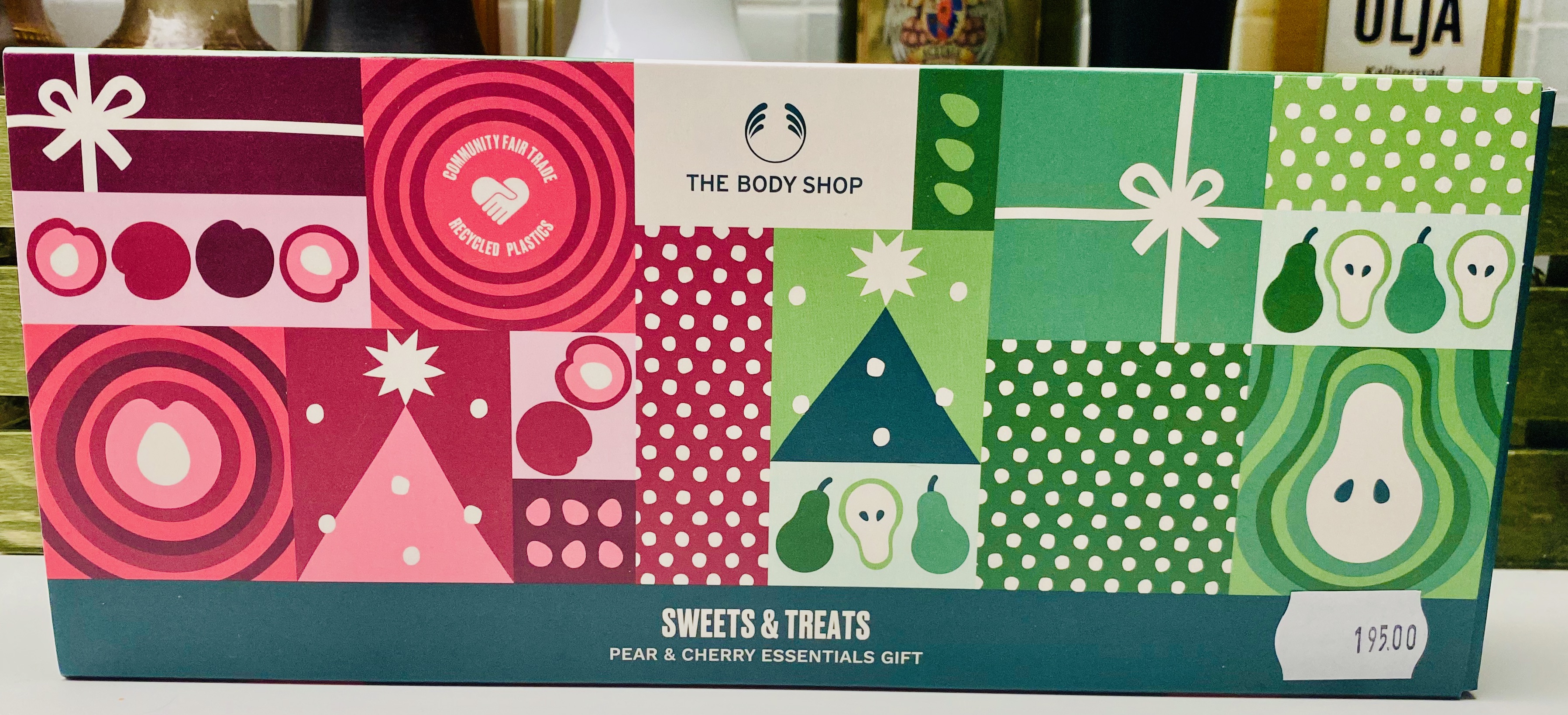 The Body Shop Cherries & Cheer and Pears & Share bath and body