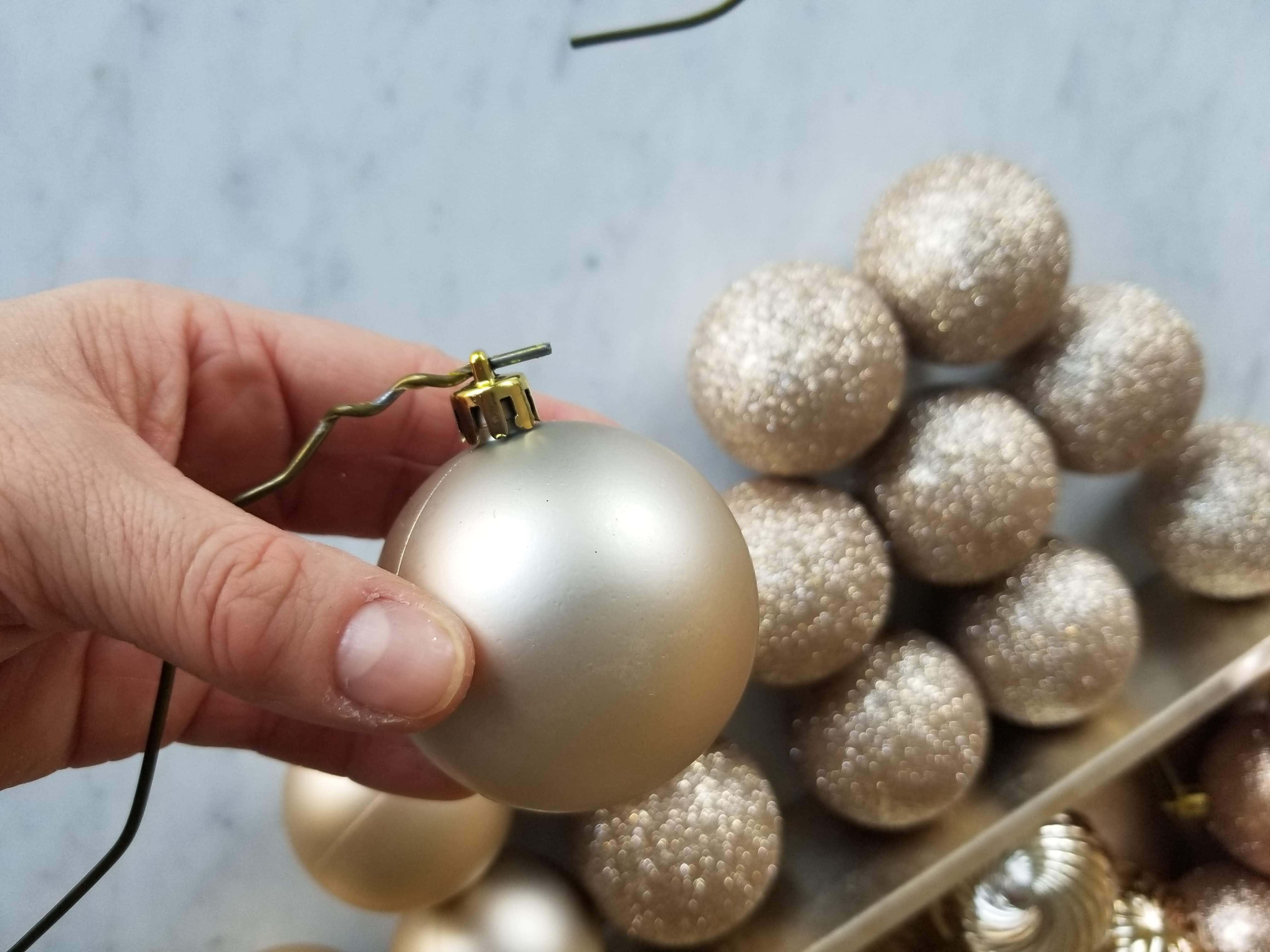 DIY Ornament Ball Wreath In 8 Easy Steps This Dear Casa