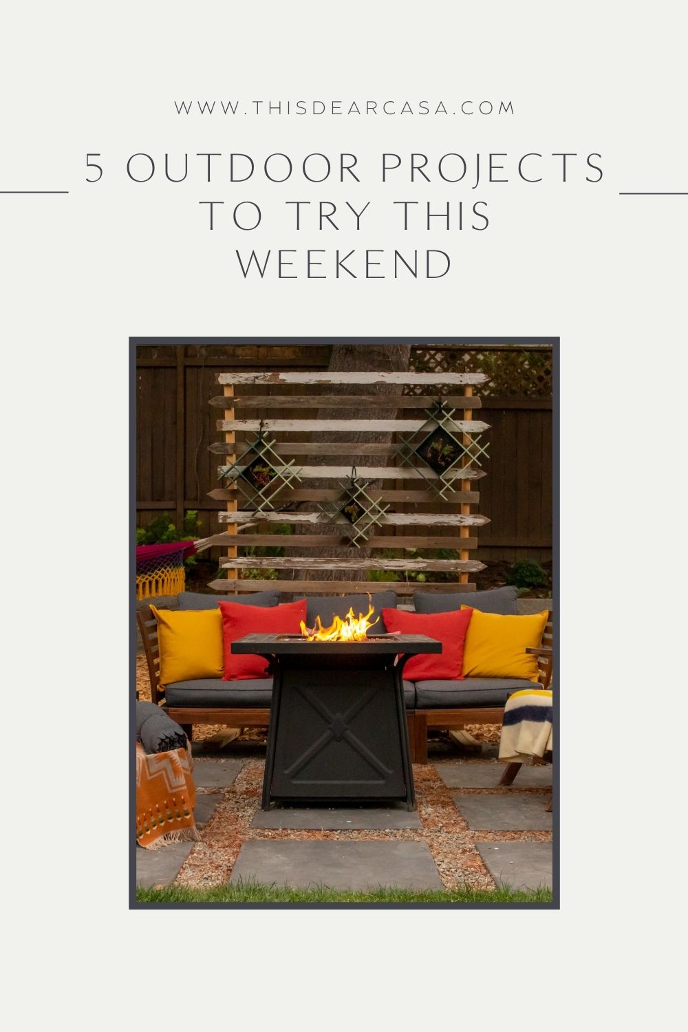 5 Outdoor Projects To Try This Weekend - This Dear Casa