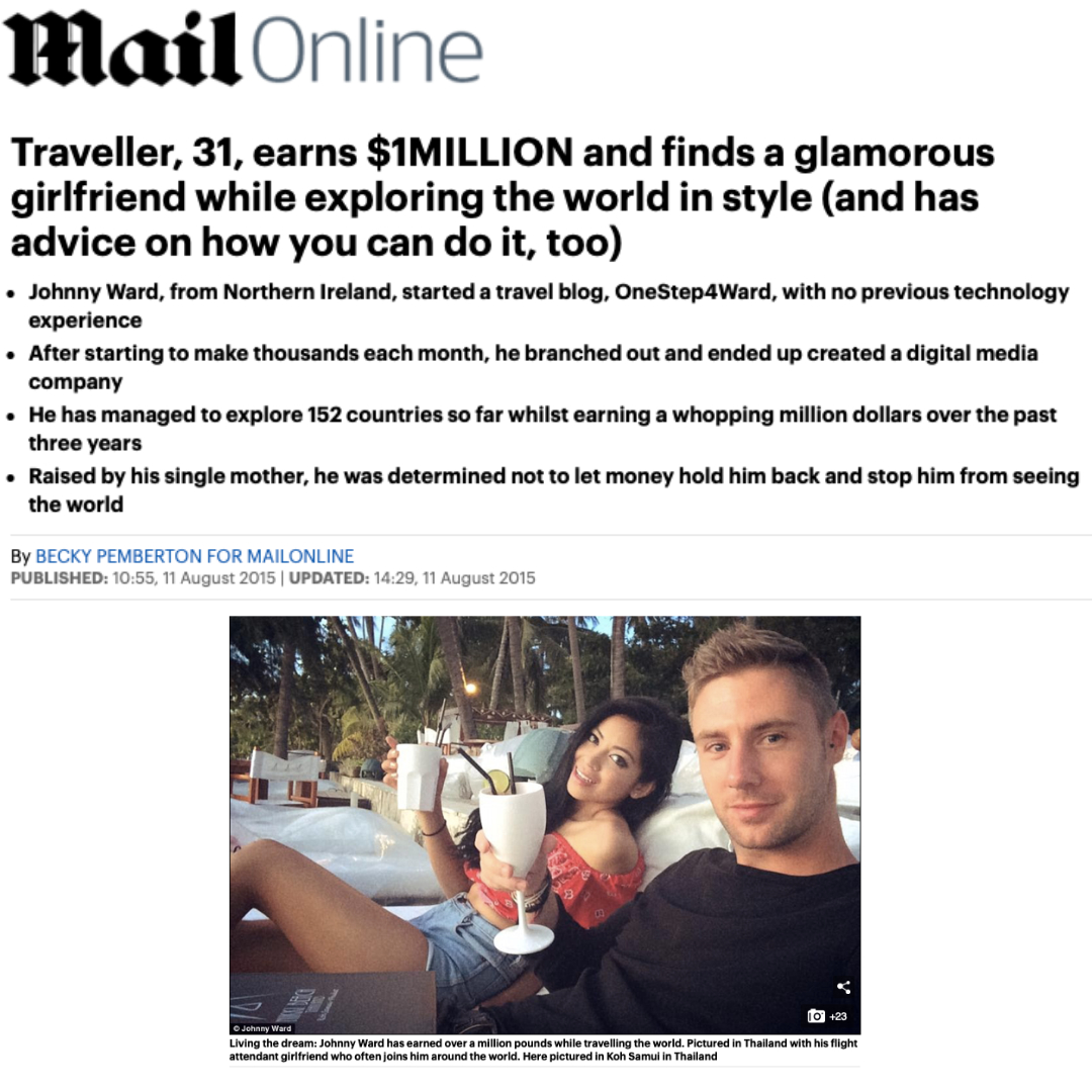 Johnny Ward x Mail Online