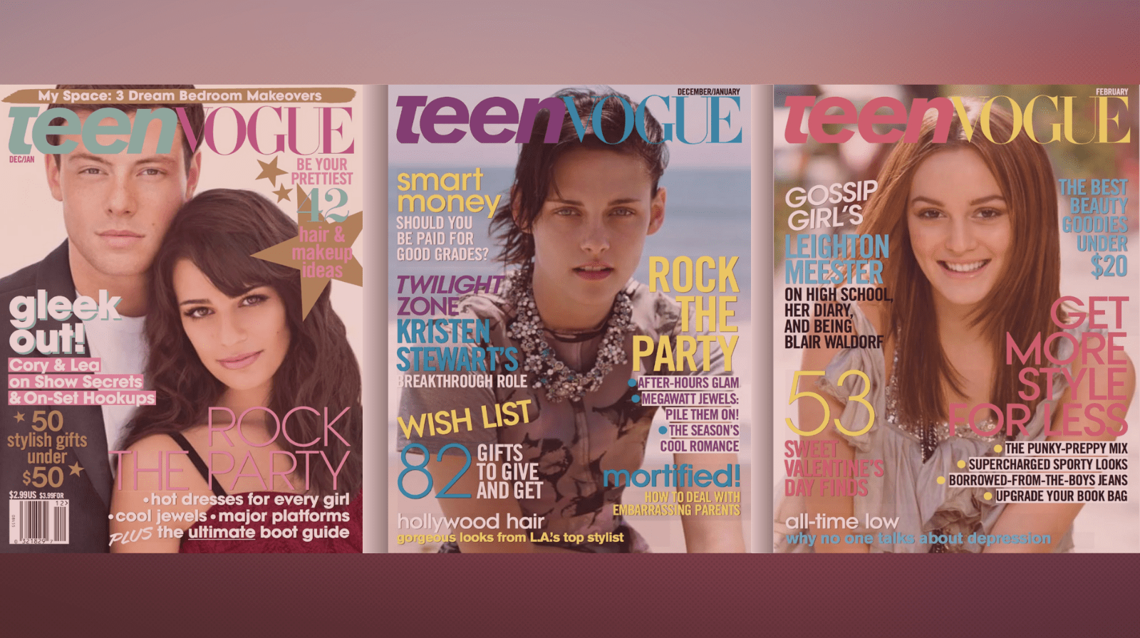 Teen Vogue Covers Through the Years