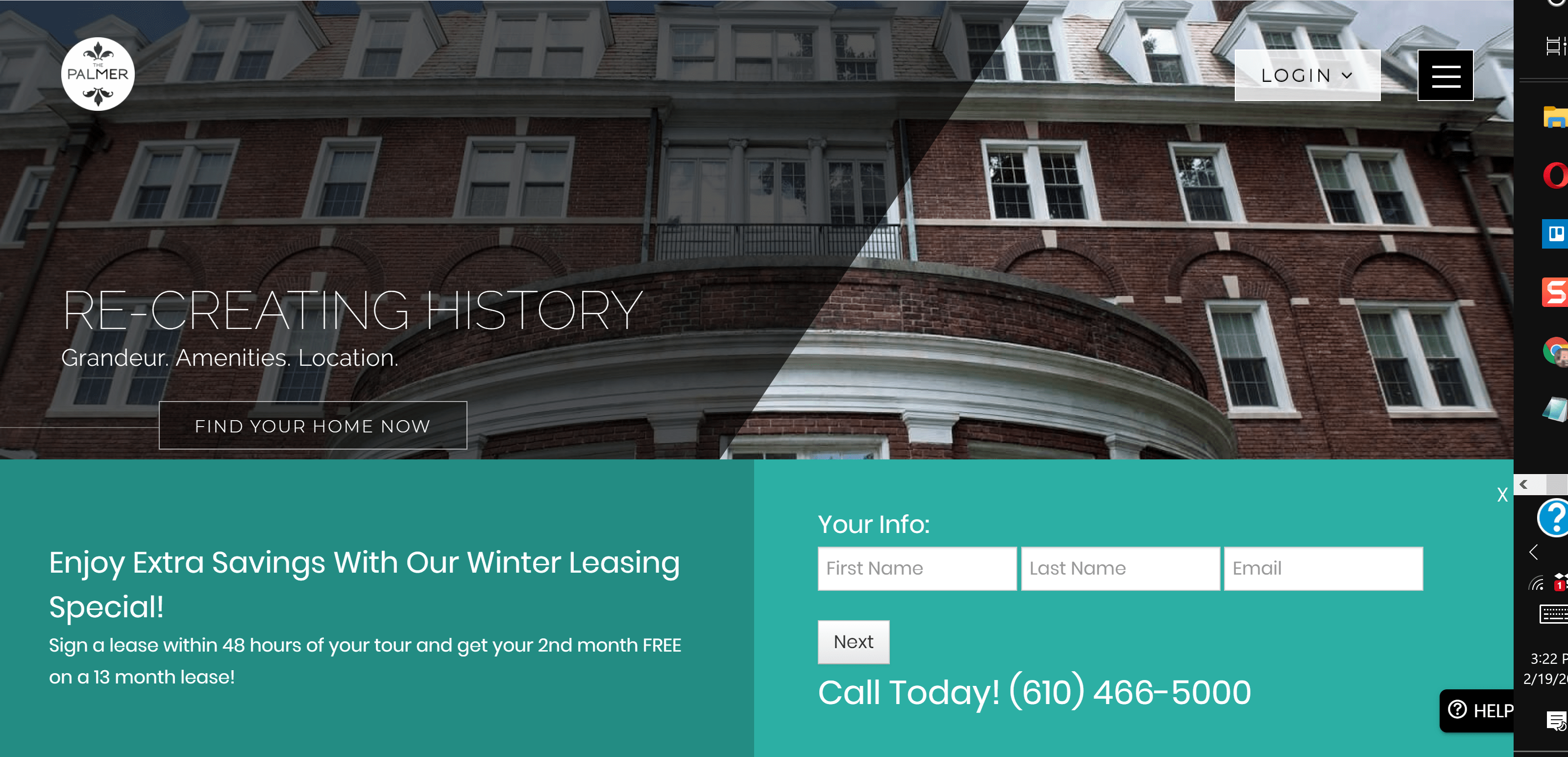 Palmer Apartments Recreating History