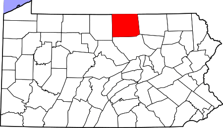 Tioga County Map