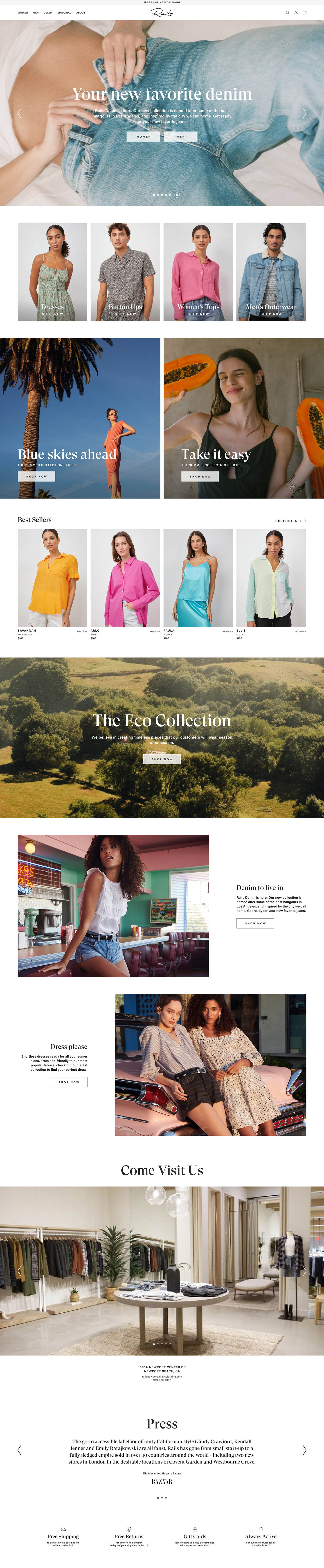 Pattern-RailsClothing-Homepage