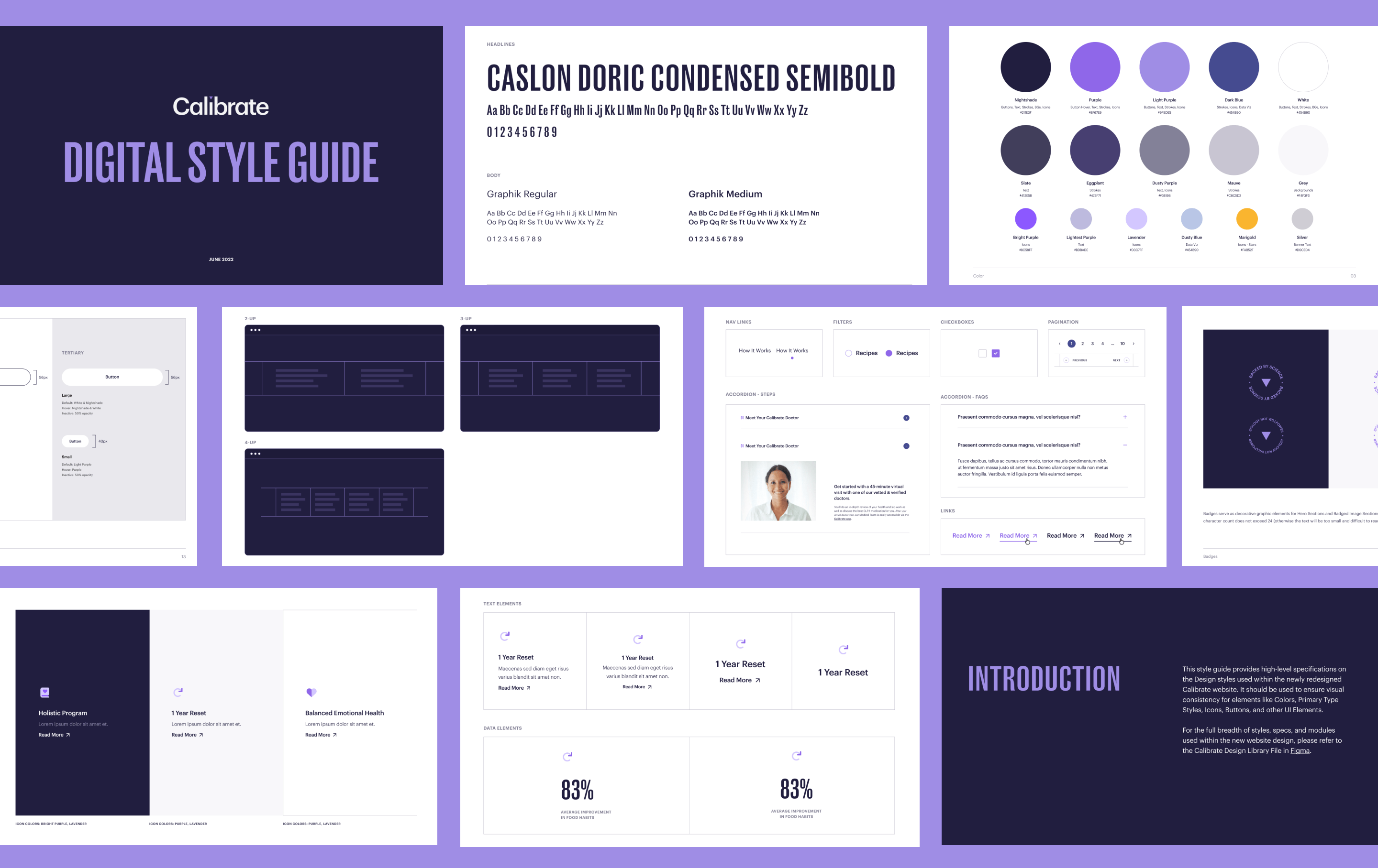 Pattern-Calibrate-StyleGuidePages