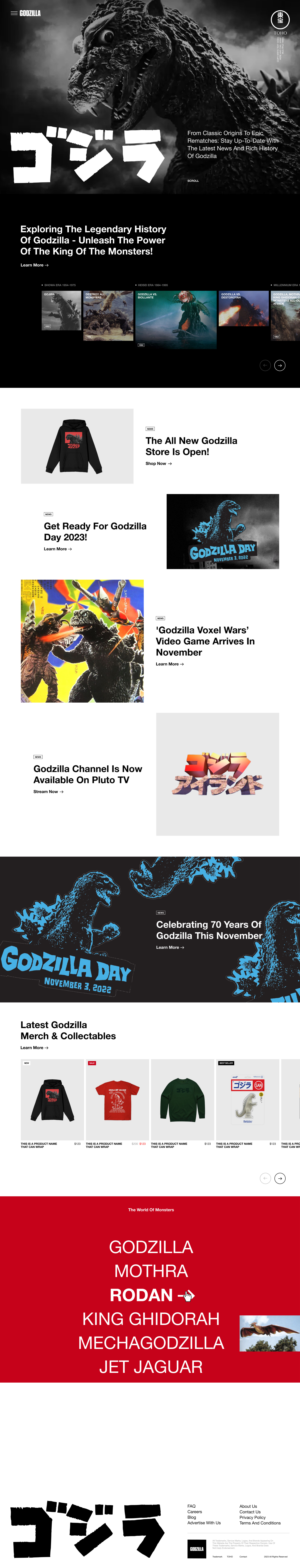 Pattern-Godzilla-Homepage