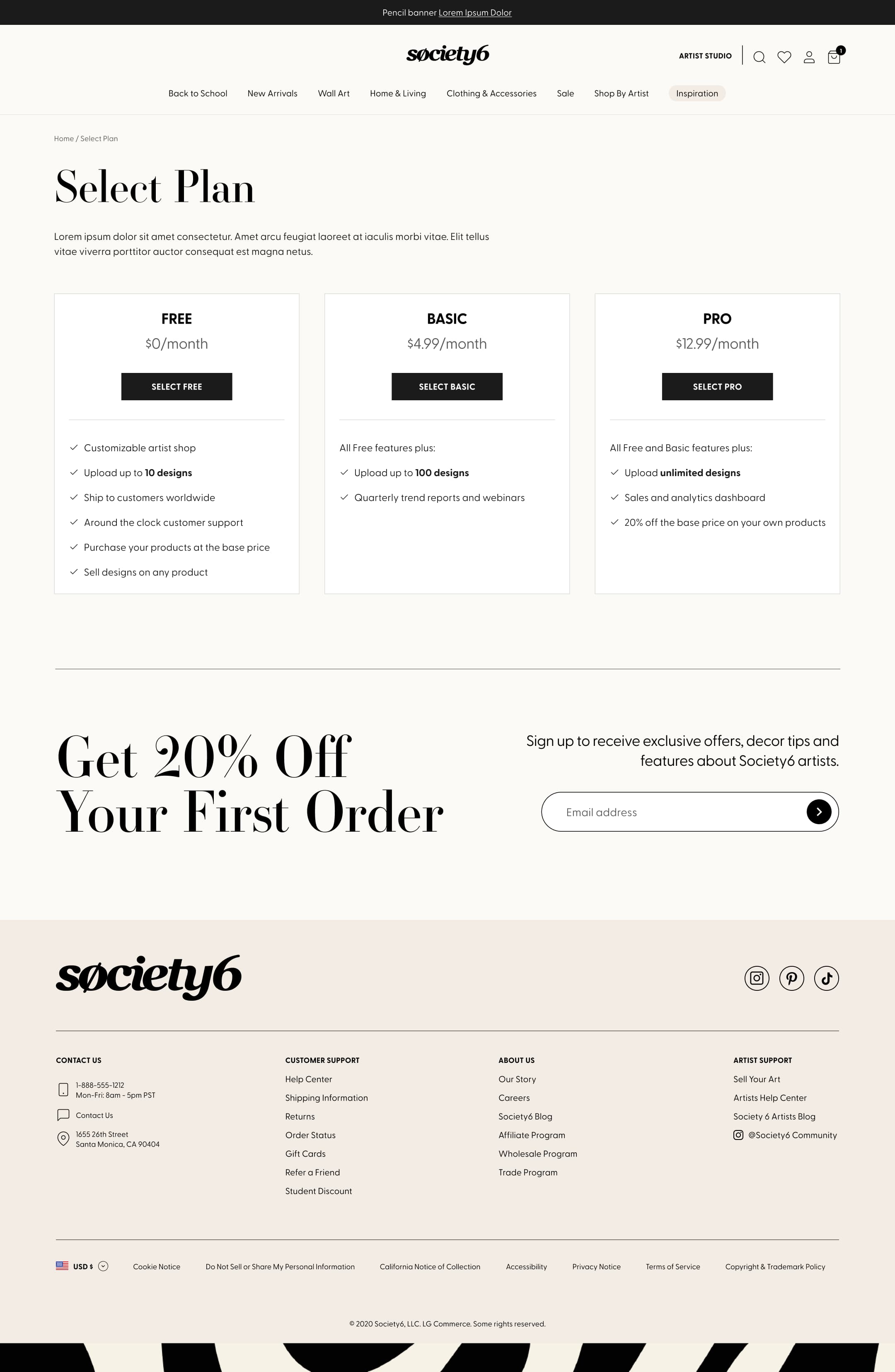 Pattern-Society6-Select-Plan