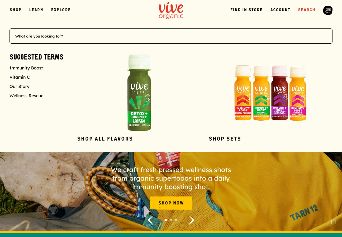 Pattern-ViveOrganic-Navigation-Search