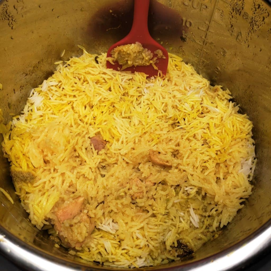 picture Chicken Biryani In Electric Pressure Cooker instant pot chicken biryani indian