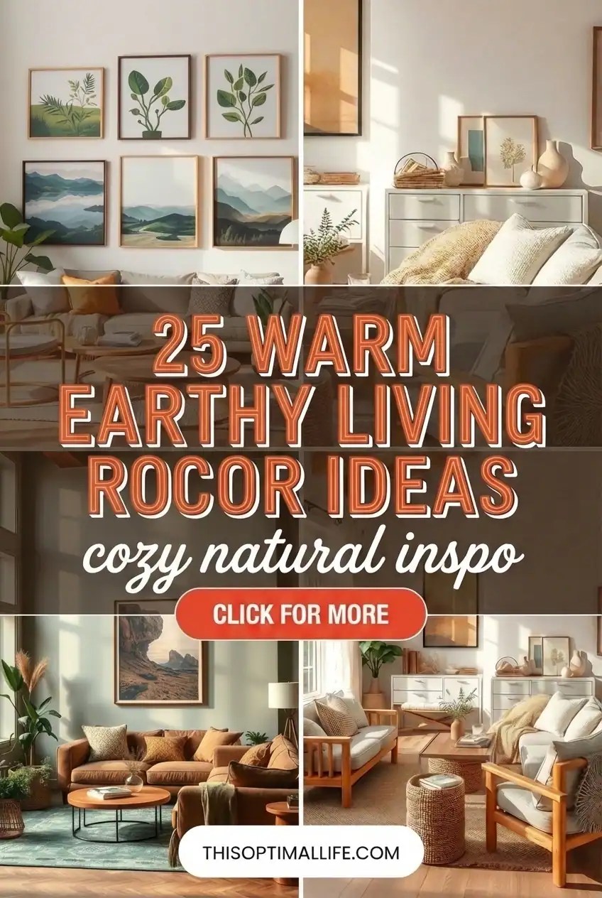25 Cozy Earthy Living Rooms You’ll Love