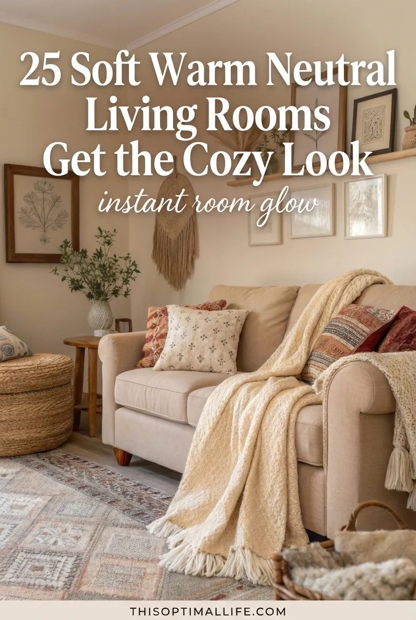 25 Warm Neutral Living Room Inspiration Ideas to Elevate Your Space