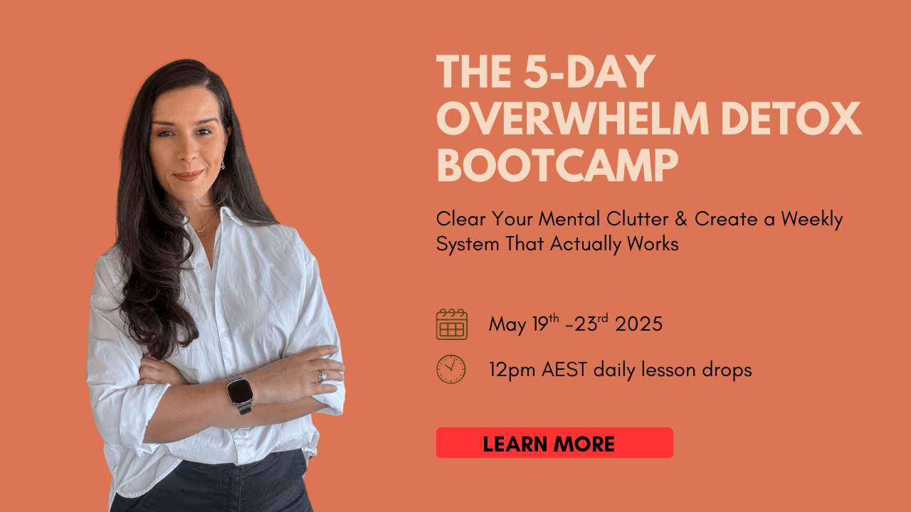 5 Day Overwhelm Detox Bootcamp