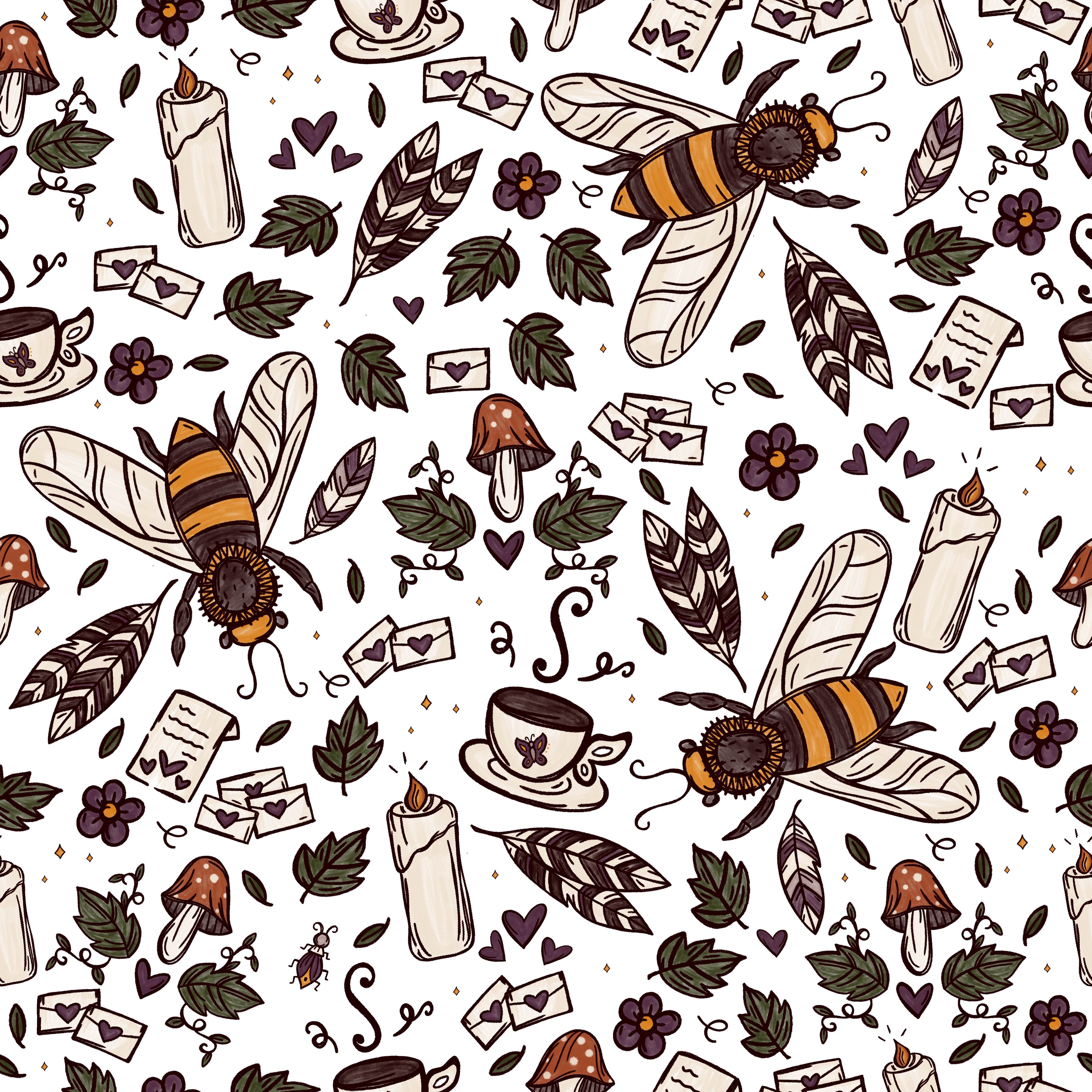 Lovely Fall Seamless Pattern Download