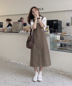 VÁY YẾM DÀI CHẤT TUYẾT MƯA ULZZANG PHONG CÁCH HÀN QUỐC (có bigsize)-thoitrangcenter