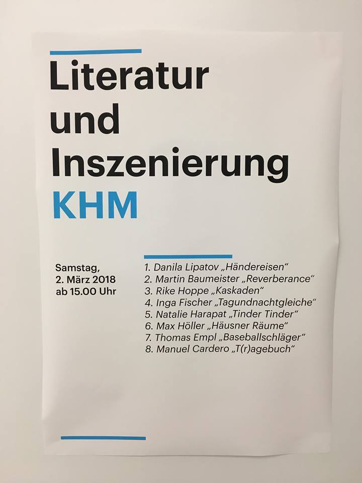 Plakat im Deutschlandfunk