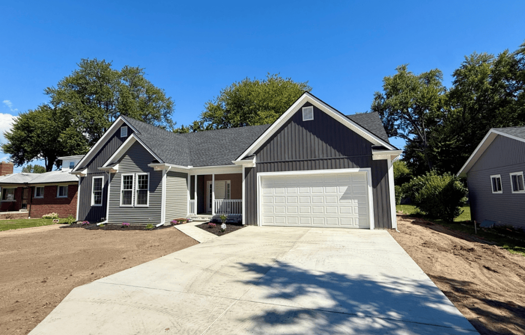 finished home remodel in Michigan