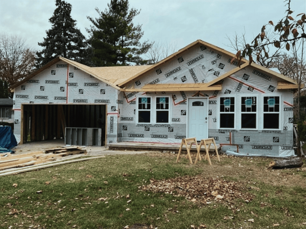 New home construction from ground up in michigan